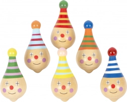 Trottola in legno con motivo clown SMALL FOOT