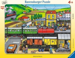 Puzzle Ravensburger Alla stazione 41 pezzi