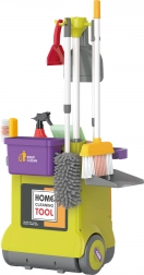 Set di pulizia con carrello