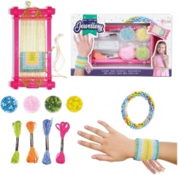 Set creativo crea il tuo braccialetto con perline in scatola 25x15x3 cm