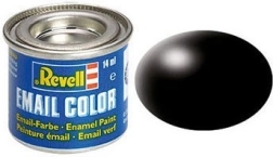 Vernice sintetica nera semi-opaca Revell per modelli