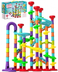 WOOPIE pista per biglie a spirale – pista per biglie, 142 pezzi