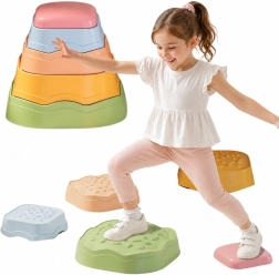 Pietre sensoriali per l'equilibrio Woopie - 5 pezzi