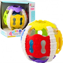 Palla sensoriale in gomma colorata per neonati