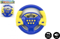 Volante blu per bambini con suoni 20 cm a batteria