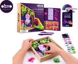 Set di modellazione Piccolo mondo in cornice – pipistrello 21 × 21 cm