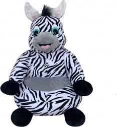 Poltroncina in peluche per bambini NEW BABY Zebra