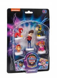 PAW Patrol – timbri con figurine, set da 5 pezzi