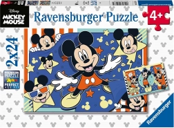 Puzzle Ravensburger Mickey Mouse 2x24 pezzi