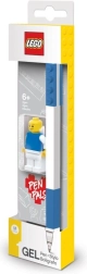 Penna gel LEGO con minifigure – blu