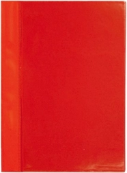 Raccoglitore rapido A4 in PVC con tasca frontale trasparente – rosso