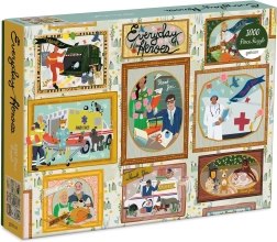 Galison puzzle Eroi quotidiani 1000 pezzi