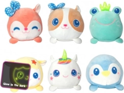 Animaletti di peluche che si illuminano al buio 20x26cm