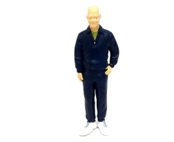 Figurina uomo in tuta 13,6 cm