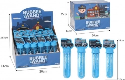 Soffiabolle a forma di auto della polizia 14 cm