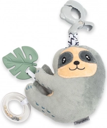 Giocattolo educativo musicale in peluche con clip New Baby bradipo