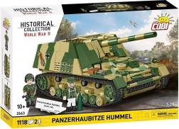 Set di costruzione COBI Panzerhaubitze HUMMEL – obice semovente 1:28, 1118 pezzi