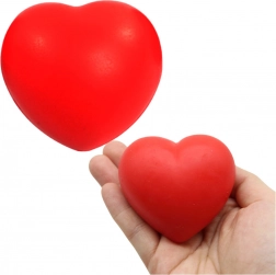 Pallina antistress a forma di cuore – rossa