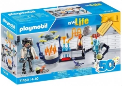 Set regalo PLAYMOBIL: scienziato con robot