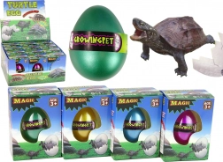 Uovo magico con tartaruga in crescita 6 cm