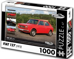 Puzzle Retro Auto Fiat 127 del 1973, 1000 pezzi