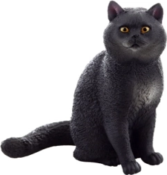 Figura di gatto in plastica per bambini e collezionisti
