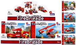 Set di costruzione vigili del fuoco con minifigure – 4 tipi