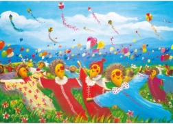 Puzzle Carnevale degli Spaventapasseri 1000 pezzi