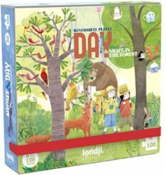 Puzzle tascabile giorno nel bosco Londji