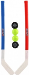 Mazza da hockey in plastica per bambini con disco e palla