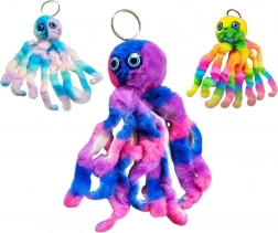Portachiavi di peluche a forma di piovra 18 cm