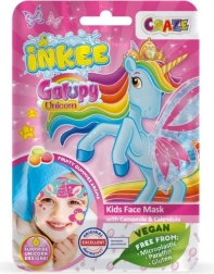 Maschera facciale in tessuto Unicorno Galupy di Inkee