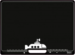 Lavagna Jeujura a doppia faccia con motivo sottomarino