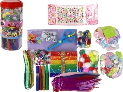 Set artistico creativo in barattolo fai-da-te