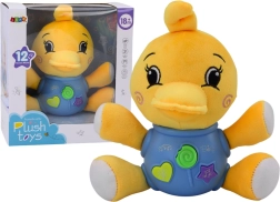 Paperella di peluche interattiva con luci e suoni 19 cm