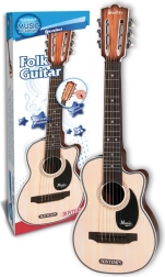 Chitarra acustica folk con 6 corde metalliche
