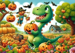 Puzzle Carino Dinosauro 50 Pezzi