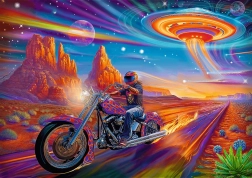 puzzle 1000 pezzi dreamscapes: corsa folle