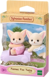 Sylvanian Families gemelli di volpi del deserto con carrellino