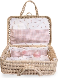 Valigetta in vimini con corredo per bambola ANTONIO JUAN