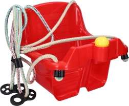 Altalena in plastica per bambini – Rosso