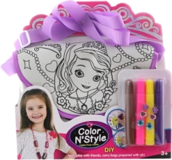 Borsetta da colorare con motivo principessa