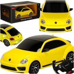 modello di corsa Volkswagen Beetle a controllo remoto - giallo