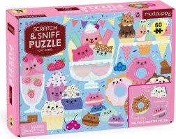 Puzzle Mudpuppy Caffetteria dei Gatti con profumo – 60 pezzi