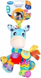 Playgro cavallino Trottolino – giocattolo sensoriale da appendere con massaggiagengive