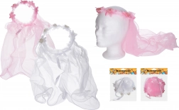 Cerchietto da carnevale con velo