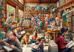 Puzzle Libreria 2000 Pezzi Bluebird