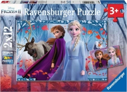 RAVENSBURGER Puzzle Frozen 2, 2x12 pezzi