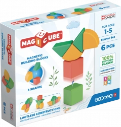 Geomag Magicube Shapes – costruzioni magnetiche per i più piccoli, 6 pezzi
