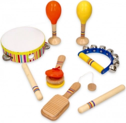 Set arcobaleno di strumenti musicali